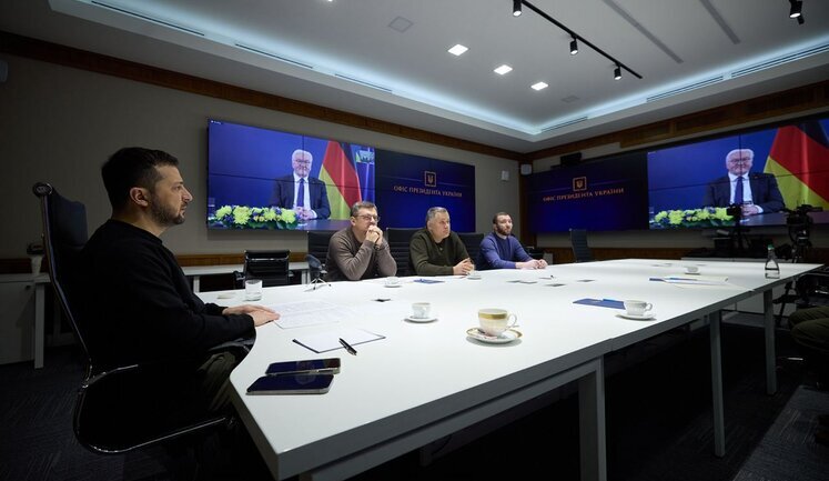 Zelensky and Steinmeier discussed situation at front, defense support and "peace formula". PHOTOS