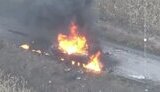 destruction of enemy armoured vehicles in Kursk region