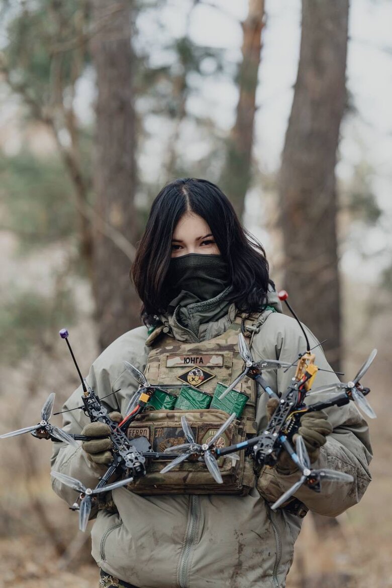 Drone operator Yeva