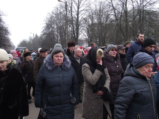 С воином 58-й ОМПБр Антоном Хобой, погибшим 26 января на Донбассе, простились в Шостке 09