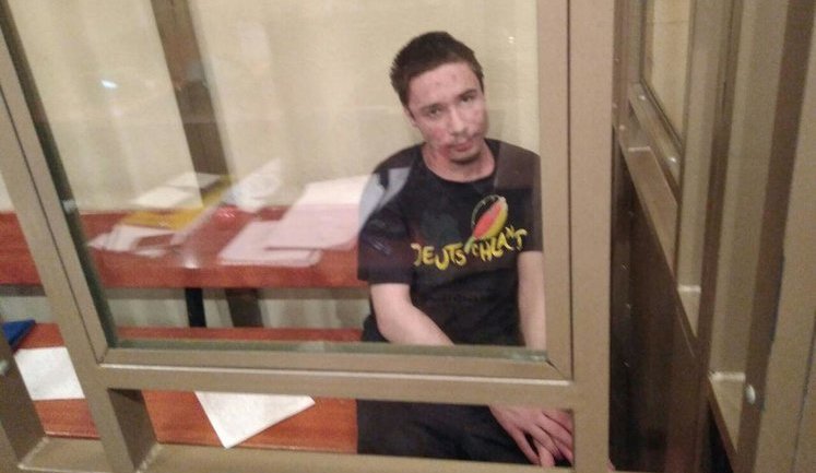 Pavlo Hryb reports torture used during his abduction from Belarus. PHOTO