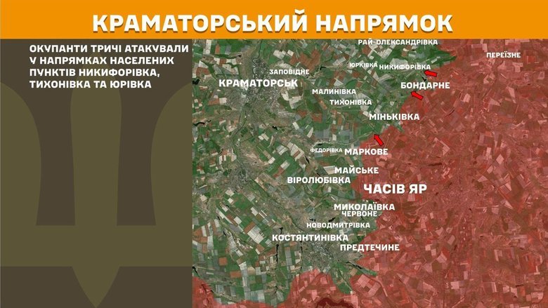Ситуація на фронті на ранок 9 липня