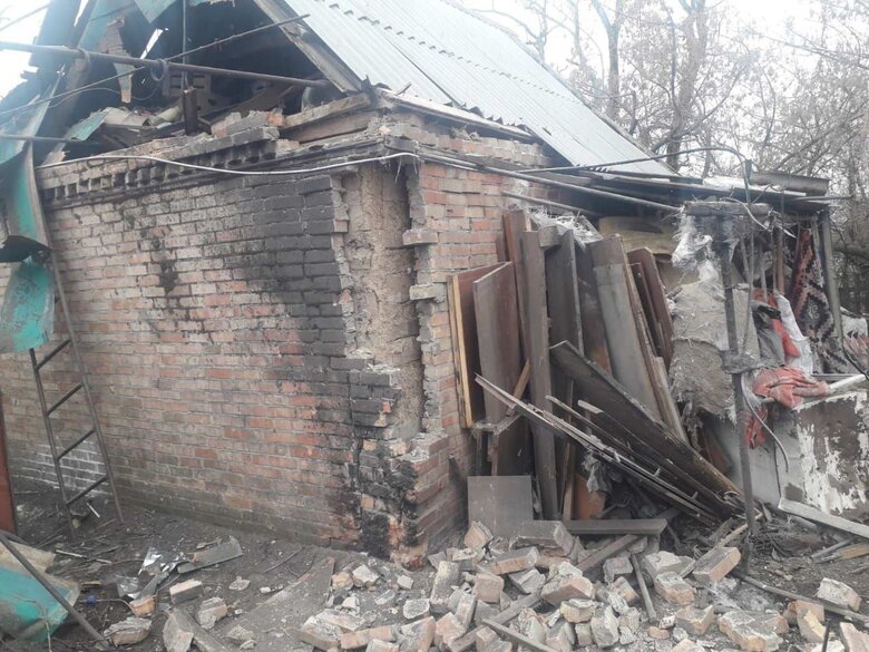 Наслідки обстрілу Нікополя