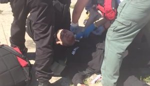 Раненый во время столкновений на Марше равенства милиционер находится в реанимации, - Геращенко. ВИДЕО