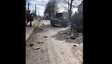 Колонна оккупантов уничтожена в Буче. ВИДЕО