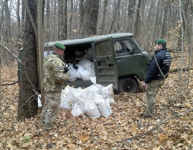 Контрабандисти будували міст через болото, щоб возити товари з РФ 02
