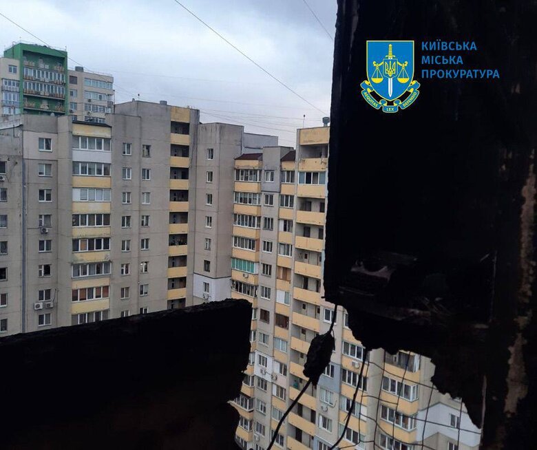квартира після пожежі в Святошинському районі Києва