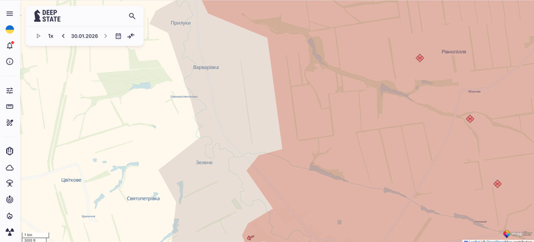 Зеленое карта