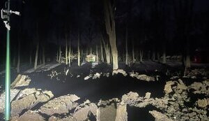 Night attack on Kharkiv: Russian missiles hit Central Park. PHOTOS