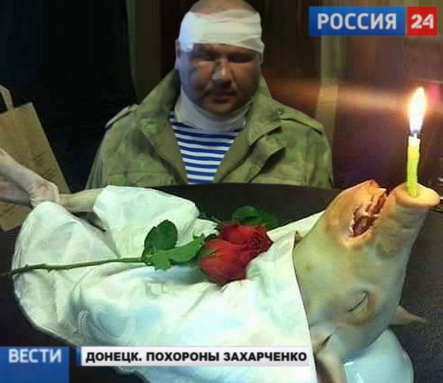 Обжерливість - смертний гріх... Ліквідація ватажка донецьких терористів Захарченка у ФОТОжабах 12