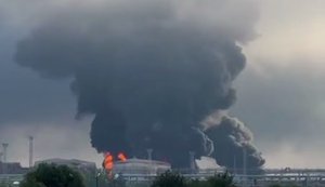 Defense forces hit oil terminal near St. Petersburg