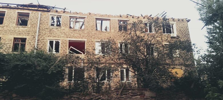 Consequences of shelling in Donetsk region