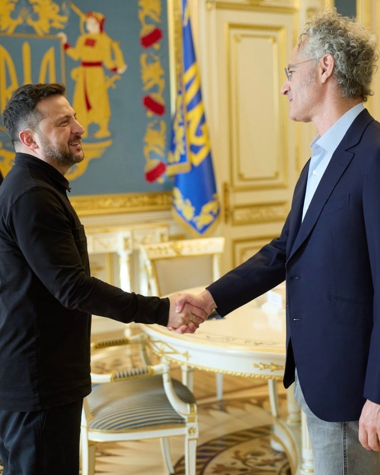 Зеленський зустрівся із CEO Palantir Technologies Алексом Карпом