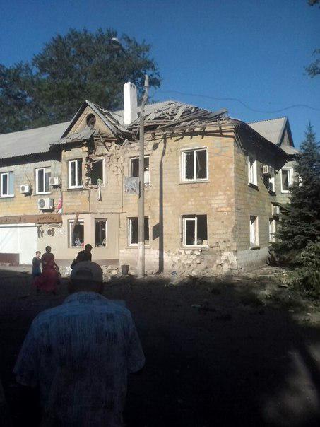 шахтерск обстрелы