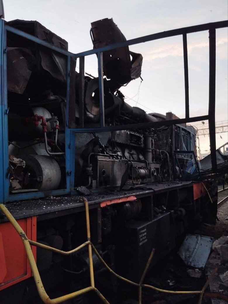 Russia strikes railway in Odesa on 24 July 2025