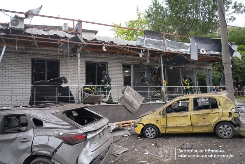 Удар РФ по Запоріжжю