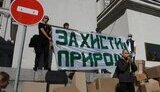 Под МИДом построили дом для Грищенко, который хочет снести сквер на Пейзажной аллее. ФОТОрепортаж.