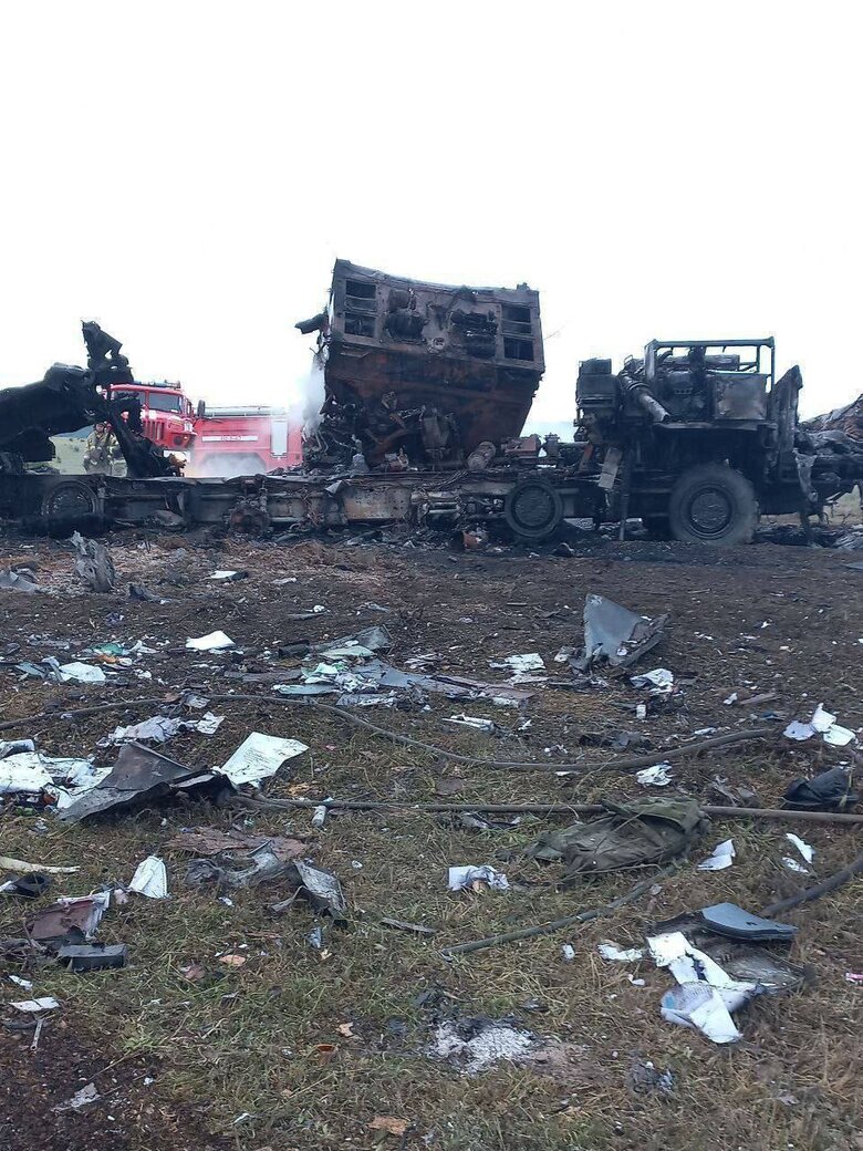 Удари по аеродрому Бельбек в Криму