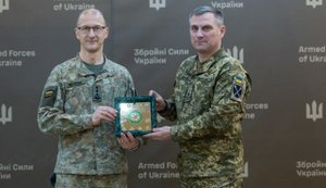 Бойовий досвід України та безпекова співпраця: про що говорили в Генштабі ЗСУ з представником НАТО Балтренасом. ФОТОрепортаж