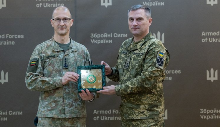 Бойовий досвід України та безпекова співпраця: про що говорили в Генштабі ЗСУ з представником НАТО Балтренасом. ФОТОрепортаж