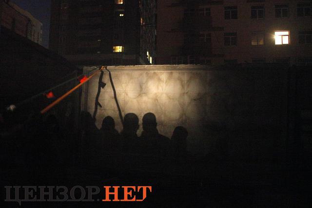 киев протест штурм стройка