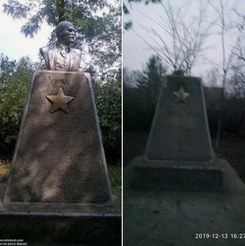 Один з останніх памятників Леніну демонтували на Одещині 01