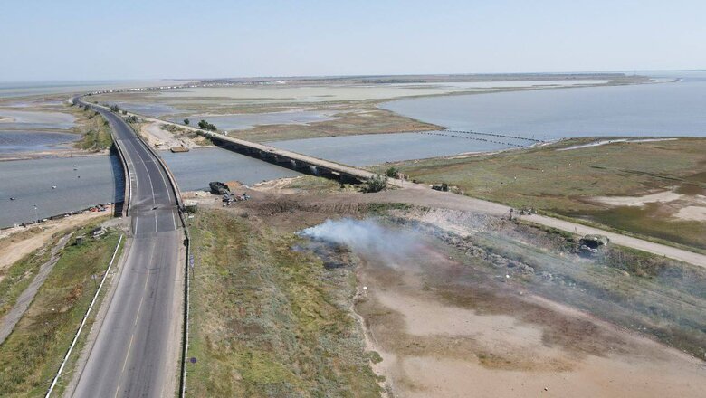 Сили оборони офіційно підтвердили ураження Чонгарського та Генічеського автомобільних мостів 02