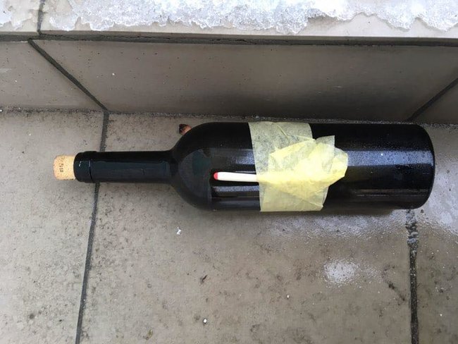 Затримано чоловіка, який намагався 15 листопада коктейлем Молотова підпалити Андріївську церкву в Києві, - Нацполіція 03