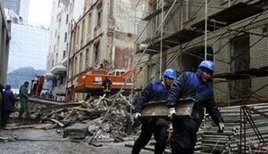 В Москве при обрушении дома погибли два украинца