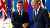 Туск запевнив Зеленського в незмінності позиції ЄС щодо повернення РФ у "Велику сімку", - Офіс президента
