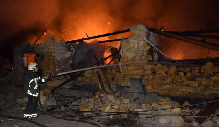 Consequences of Russian "Kalibr" missile shelling of village in Odessa region. PHOTOS
