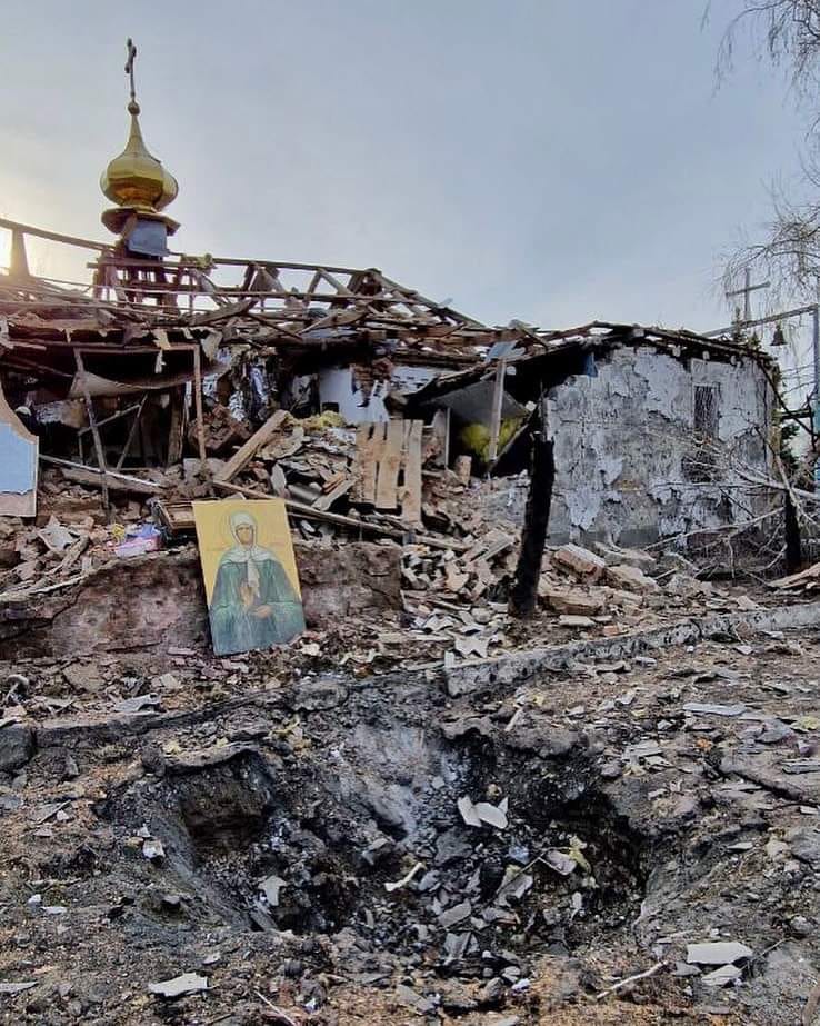 Рашисти завдали ракетного удару по Запорізькому району у великодню ніч. Зруйновано церкву 01