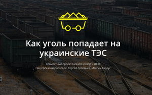 Как уголь попадает на украинские ТЭС