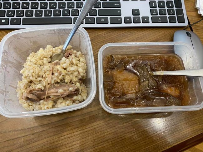 Малюська попробовал еду из Лукьяновского СИЗО: Каша с мясом замечательные, борщ - не очень 02