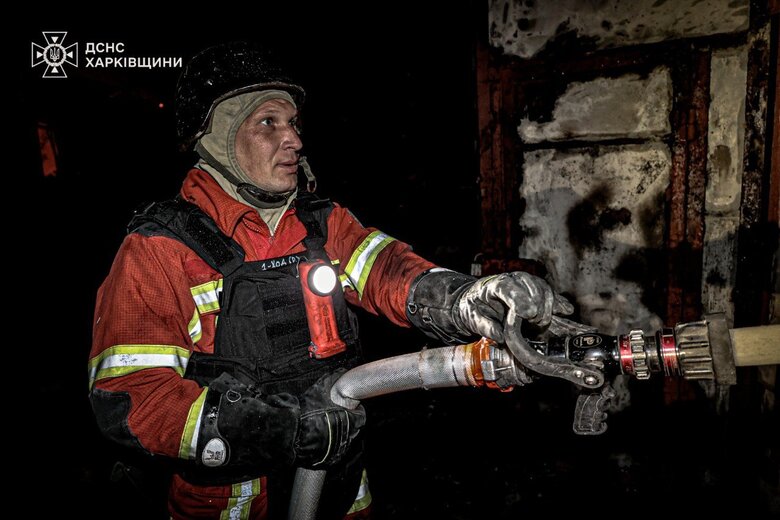 Kharkiv after the drone attack on 25 April