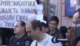 Журналисты провели акцию протеста против закона о клевете: "Журавский - козел". + ВИДЕО