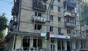 Российскими ударами уничтожено два отделения "Укрпочты" в Киеве. ФОТО