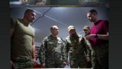 Сирський та командири на Добропільському напрямку