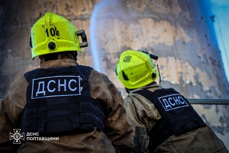 Горіло підприємство на Полтавщині через атаку РФ