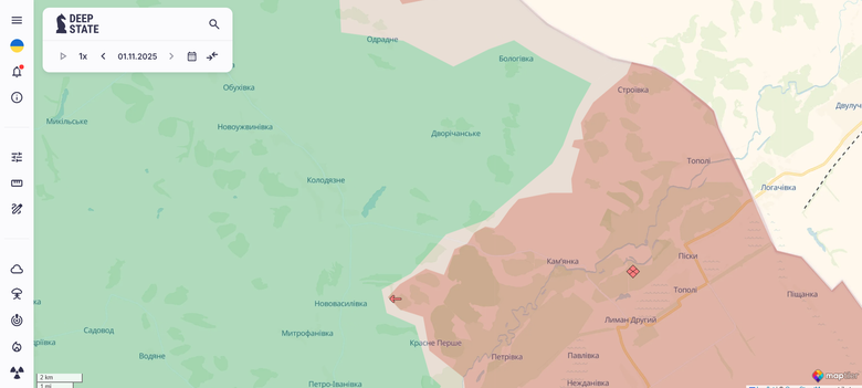 Kam'янка карта