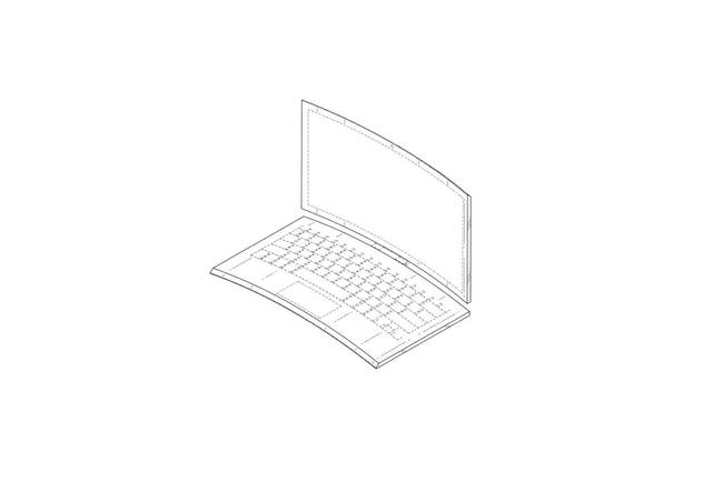 Intel запатентовала изогнутый ноутбук 01