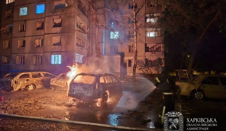 Массированная атака на Харьковскую область: в Чугуеве - трое погибших, в Харькове - 15 пострадавших. ФОТОРЕПОРТАЖ