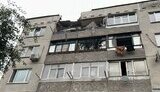 Пошкоджена багатоповерхівка у Павлограді