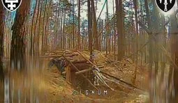 Операторы дронов SIGNUM уничтожили блиндаж российских операторов дронов в Лиманском районе