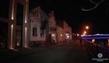 Uzhhorod-based Hungarians Union office caught fire last night: arson attack not ruled out. PHOTOS