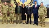 Министр сухопутных войск США Эспер посетил Центр миротворчества и безопасности на Львовщине. ФОТО