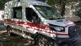 У Станіславі окупаційні війська атакували автівку швидкої.