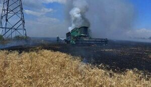 поле,пожежа