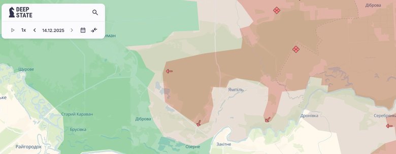 DeepState: РФ окупувала Толстой і просунулась біля Ямполя та Сіверська