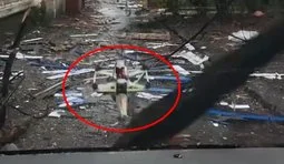 Russian drone attacks volunteers during evacuation